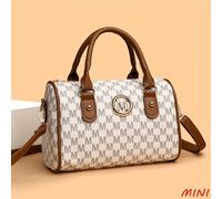 TEMU mini bolsa de de moda para mujer un con un logo dorado de 'M'. Se puede llevar cruzada y una correa de desmontable, lo que la adecuada para salidas , viajes al trabajo, viajes, fiestas.