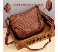 TEMU Mini Bolso Bandolera de Lujo para Mujer, Moda Retro con Múltiples Bolsillos, Bolso de de PU, Bolso de Silla de para a Día, Bolso de Trabajo Multifuncional, Bolso Pequeño de Viaje