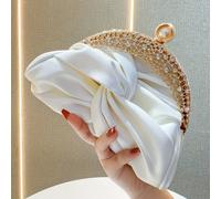 TEMU Mini bolso elegante con corona de diamantes de dorados, correa de extraíble y detalles de perlas - Ideal para fiestas nocturnas, banquetes y ocasiones especiales, bolso de para damas.