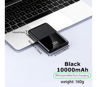 TEMU Mini cargador portátil de gran capacidad, 22.5W 20000-10000mAh carga rápida USB PD20W, compatible con iOS y , fácil de transportar, ideal para emergencias al y un regalo para