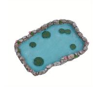 TEMU Mini fuente de mesa Zen con - Fuente de agua relajante de resina para escritorio, temática de acuario, jardín de , bonsái y decoración de patio | Característica de agua interior