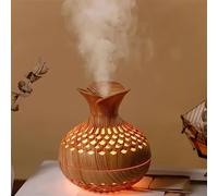 TEMU Mini Humidificador de Hojas Colorido con Alimentación USB - Luz de de Escritorio y Generador de Niebla
