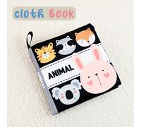 TEMU Mini Libro de Tela para Bebé, Libro Lavable y de 0-6 Meses, No para Aprendizaje