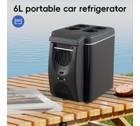 TEMU Mini Nevera para Coche de 6 Litros - Pequeño Refrigerador para Bebidas, Viajes - Eléctrica 12V, Diseño Compacto para Viajes por Carretera, Camping y Actividades al Aire Libre