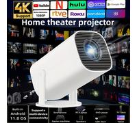 TEMU Mini Proyector 1080P Compatible con 4K, Proyector Portátil para Cine en Casa, Corrección Automática de Trapecio, Compatible con AV, Smartphone/Tablet/Portátil (Proyector Pequeño)