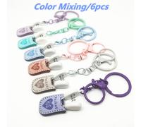 TEMU Mini Tijeras de 2/6 piezas, Estuche para Tijeras de Costura a con Diseño de Bolsillo Abrazador, Regalo para Equipos, Regalo para Amantes, Fácil de Llevar