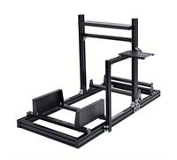 TEMU Minneer G25 Cockpit de Simulador de Carreras de Aleación de Aluminio Compatible con Soporte de Volante Logitech// G29 T300RS No Palancas de Cambios Volantes Pedales