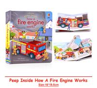 TEMU ¡Mira cómo funciona un camión de bomberos | Exploración 3D con solapas | Aprendizaje STEM para niños | para la hora de dormir | de papel por LACHILLY