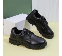 TEMU Mocasines sencillos y cómodos con cordones para niños y niñas