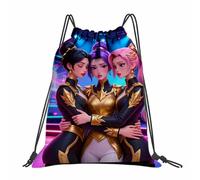 TEMU Mochila con estampado de K-pop cyberpunk con neón | Oxford Softshell resistente, portátil con bolsillos prácticos, ideal para gimnasio, yoga, viajes, fútbol, regalos, lavable a máquina, color , 1