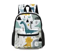 TEMU Mochila de Dinosaurio Lindo para Niños | Bolso Escolar Pequeño para Jardín de , Bolso de con Correas Ajustables, Cierre de Cremallera, | Estilo Casual, Estampado Aleatorio, Lavable a
