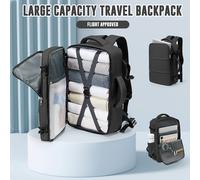 TEMU Mochila de Negocios para Hombre con Separación y Húmeda, Bolso de Viaje de Gran Capacidad, Mochila de , Bolso para Laptop a Prueba de Golpes de 17.3 Pulgadas