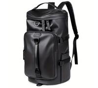 TEMU Mochila de uso práctica y de gran capacidad para hombre, ideal para exteriores, disponible en negro y , versátil para varios estilos de transporte, para fitness y viajes, un regalo ideal.