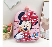 TEMU Mochila de y Minnie Mouse de Disney - Estilo retro, con correas ajustables, cierre de cremallera, para viajes, camping y regalos, mochila para niños y niñas.