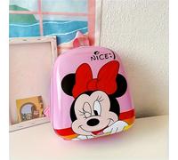 TEMU Mochila grande de de y Minnie - , correa de ajustable, de cremallera duradero y forro, ideal para senderismo y desplazamiento diario, rosa/azul, mochila para viajes