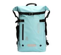 TEMU Mochila impermeable de gran capacidad de 30L - de fibra de carbono azul, separación /húmedo, correas ajustables para viajes, deportes, playa, natación, senderismo y buceo