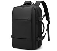 TEMU Mochila para laptop de 17 pulgadas para hombre, compresión al vacío, gran capacidad para negocios, mochila expandible para exteriores