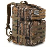 TEMU Mochila Táctica de Caza 45L para Hombres, Camuflaje Molle, Bolsa de para 3 Días, Mochila de Senderismo, Equipo de Camping, Mochila de Expedición