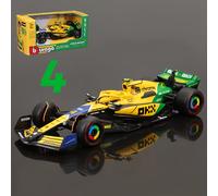 TEMU Modelos de Bburago 1:43 para Mclaren MCL38 Monaco #4 & #81 - Aleación de Duradera, Resistente al , Accionamiento por Empuje, Replicas de Coches Coleccionables , Regalo Ideal para de