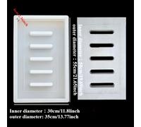 TEMU Molde de cubierta de drenaje de plástico con diseño de rejilla de agua integrada ingeniosa - para proyectos de mejora del hogar DIY, amigable con el usuario y fácil de ,