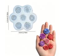 TEMU Molde de resina y silicona 3D para velas de , molde de peonía, moldes de arcilla y yeso para claveles para manualidades DIY, moldes de decoraciones de de , moldes de adornos de mesa para el hogar