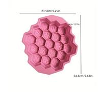 TEMU Molde de silicona con forma de panal para jabón de abeja, yeso a , velas con a miel, resina epoxi y suministros para manualidades de decoración del hogar (1 )