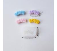 TEMU Molde de Silicona con Temática de Amor KANOVINO - Desmoldeo Fácil, Herramienta de Fundición de Yeso para Artesanía a y Aromaterapia, Accesorio Pequeño, Goteo, Resina, de Regalos, Temática de Amor