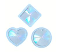 TEMU Molde de Silicona de Láser Holográfico & Colgante para Decoración Navideña DIY