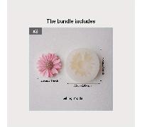 TEMU Molde de silicona de margarita de 1 pieza. Molde de silicona para velas perfumadas hechas a , molde para hacer velas, molde para velas de adornos de muebles