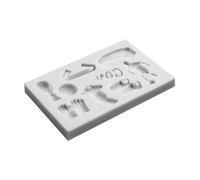 TEMU Molde de silicona para jabón artesanal con temática de fútbol, diseñado de guantes, trofeos y porterías, ideal para hacer jabón, yeso, velas perfumadas y otros proyectos de manualidades