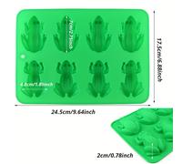 TEMU Molde de silicona para pastel con forma de rana o , molde para chocolate y dulces que se puede usar para hacer caramelos, decoraciones , velas, jabón artesanal, cubitos de hielo, pudín, etc. (1 )