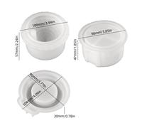 TEMU Molde de Silicona para Resina DIY: Casa Pequeña, Quemador Incensario y Soporte Velas - Decoración Hogarena Atmosférica Regalo Festivo Kit Artesanal