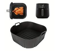 TEMU Molde de silicona PUUKOT para Philips Airfryer 5000 Series XXL, 7,2L HD9285/90 - Seguro para , fácil limpieza, para accesorios de freidora de aire, moldes para hornear y más.