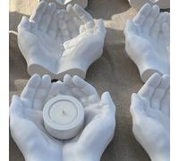 TEMU Molde de Silicona Versátil para Manualidades DIY - para Fundición de Resina, Bandeja de Joyería, Portavelas & para Suculentas - Regalo Ideal para Decoración del Hogar