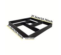 TEMU Molde JINGYUE de resina de PP para adoquines de hormigón de x cm/14.76 x 14.76 pulgadas, molde para piedra de paso negra, pavé para césped de jardín, para hogar y boda