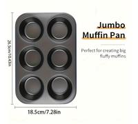 TEMU Molde para Muffins y Cupcakes, Molde Premium para Hornear, Acero al Carbono Antiadherente