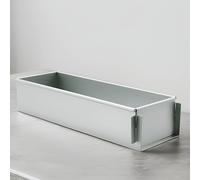 TEMU Molde Premium de Aluminio para y Cheesecake - Rectangular, Divisores Extraíbles, Base para Mousses Perfectos - de Cocina Duradero, Artesanía a , Hebilla Móvil, Desmontable