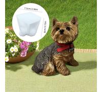 TEMU Moldes de silicona para velas hechas a con un adorable gato y un perro de pie , perfectos para hacer velas y estatuas decorativas.