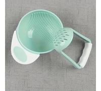 TEMU Molinillo Manual de Alimentos con Antideslizante y - Procesador de Alimentos de Plástico Resistente, Ideal para Purés, Alimentación, Camping y Picnics - Sin Batería