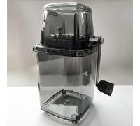 TEMU Molino de de pesca manual con manivela y trituradora de hielo - una molinera de multifuncional con PP/PS/acer inoxidable , con un diseño transparente