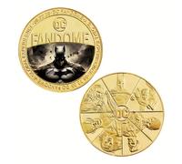 TEMU Moneda Replica 1pc Estatua de Figura de Dibujos Animados en 3D, Moneda , Coleccionable Artístico, Liga de la Justicia, Superman, Batman Joker, Serie DC para a Criptomonedas y Decoración