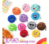 TEMU monederos de dibujos animados aleatoriamente surtidos, coloridos y con cremalleras para llaveros, regalos perfectos para Halloween y Navidad, adecuados para dar y recompensar