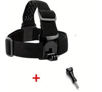 TEMU Montura de correa ajustable de cabeza redonda de plástico, impermeable, para DJI Action, GoPro 11/10/9/8/7/6, cámara Xiaoyi, motocicleta