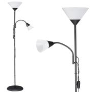 TEMU MONZANA® Lámpara de Pie Lectura Salón Comedor Sofá Brazo Flexible Luz de Lectura 175cm