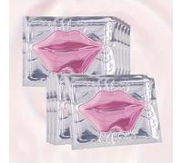 TEMU MOOYAM 10 piezas Máscaras de labios de cristal rosa con ácido hialurónico - Hidratantes, Nutritivas y Suavizantes para labios suaves e hidratados - Conjunto de regalo para mujeres