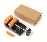 TEMU Mordaza de Mesa Mini de Resistencia - Manual, No Necesita Energía, Construcción de Metal y Aluminio con Mordaza de Ajustable y Herrajes de Montaje Incluidos - para Proyectos de Bricolaje
