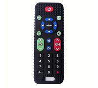 TEMU Mordedor de silicona con forma de control remoto simulado para bebés, ideal para niños de 3 meses, un regalo de Navidad para tu pequeño.