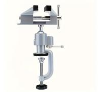 TEMU Morsa de mesa universal de aleación 360° - Morsa de mesa pequeña de resistencia para carpintería y proyectos de manualidades - Duradera, ajustable y versátil