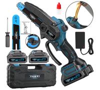 TEMU Motosierra Eléctrica Mini 2025 con de Corte de 6 Pulgadas, Motosierra Manual para de Árboles, Corte de Madera y Jardín - Enchufe EU (Voltaje Europeo 230V), Ideal para Bricolaje y Portátil