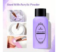 TEMU MTSSII 1.4oz 40ml Acrílico para Extensión de Uñas Poliméricas, Se Usa con el Polvo Acrílico, No Necesita Lámpara